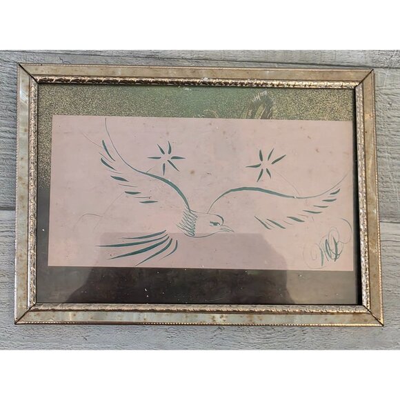 Framed Bird Print "The Spirit Of Night" By John Atherton Grimshaw - Picture 1 of 6